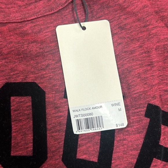 Zadig & Voltaire Walk Flock Amour Tee- XS,S,M,L - Picture 7 of 8